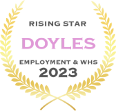 2023 Ranking in Doyle’s Western Australian Employment & WHS Law Rising Stars